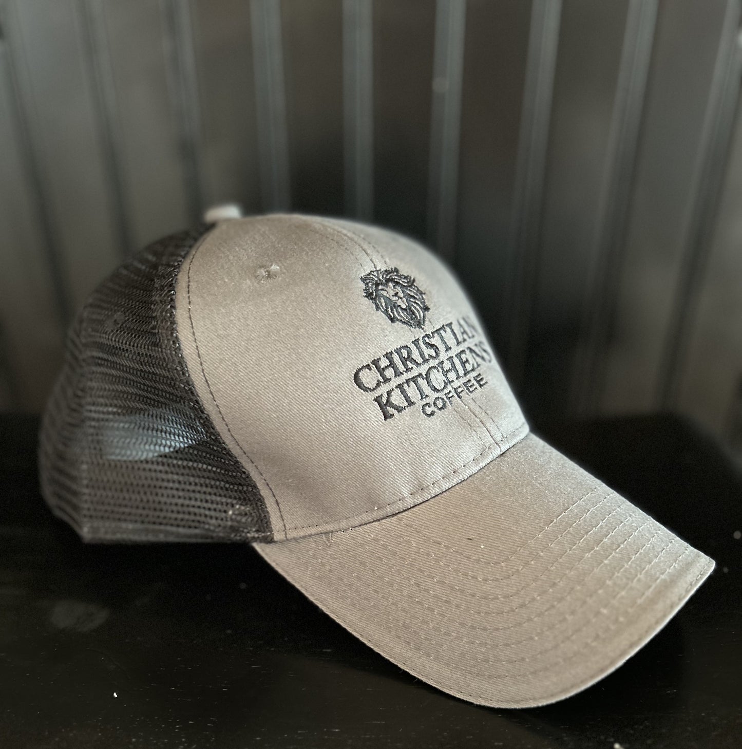 Christian Kitchens Grey Trucker Hat